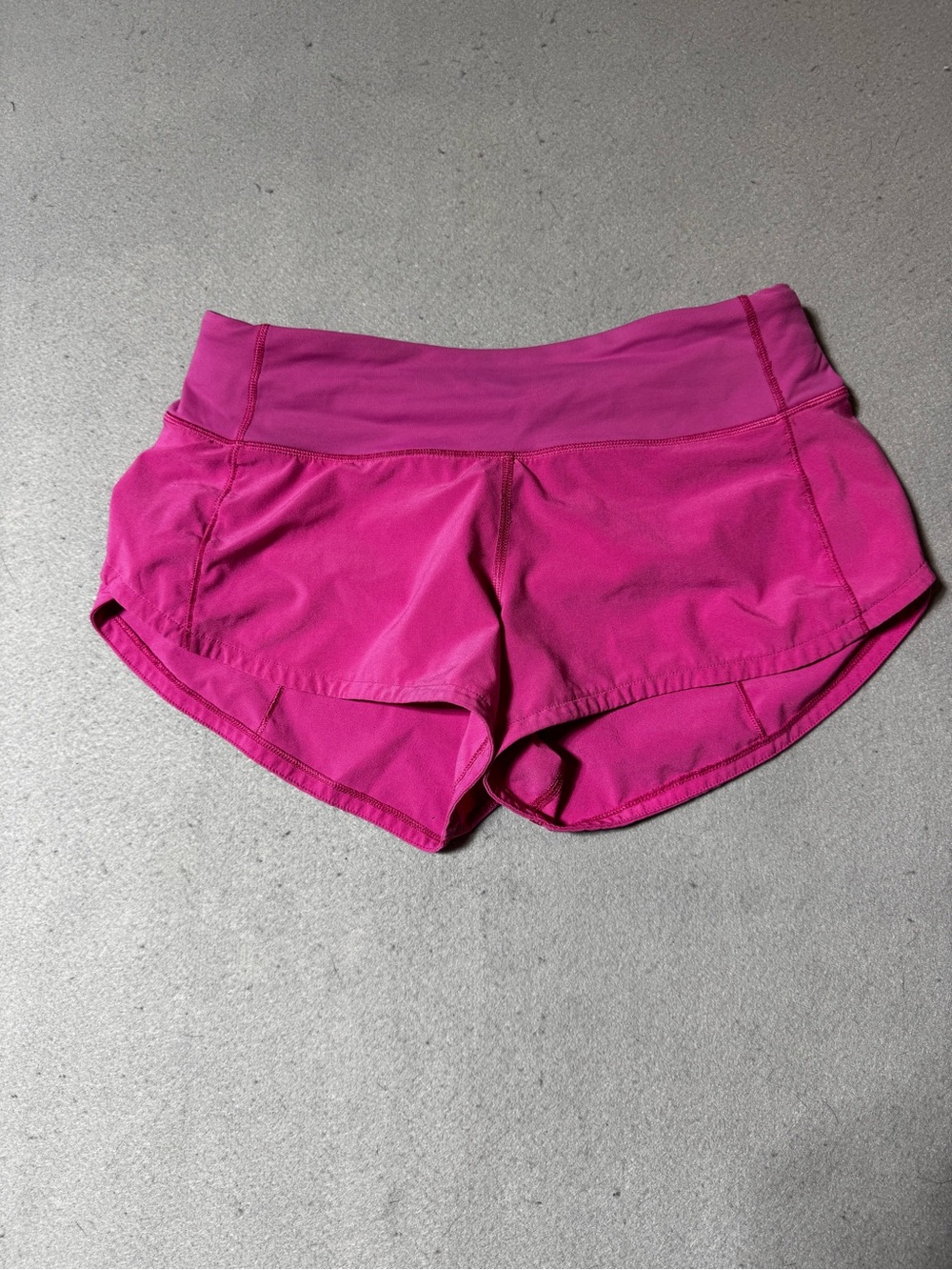 lululemon athletica Bright Pink Running Shorts